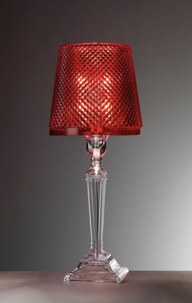 Red Acrylic Lamp